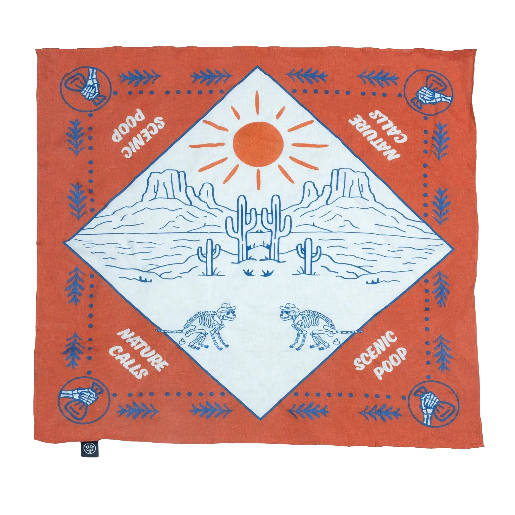 Scenic Poop Dog Bandana Mezkui